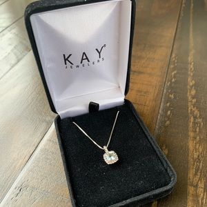 Kay Jewelers Aquamarine necklace